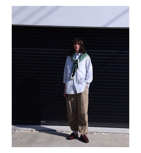 BEAMS PLUS「MIL Over 6 Pockets TW Rip stop」|チノ|