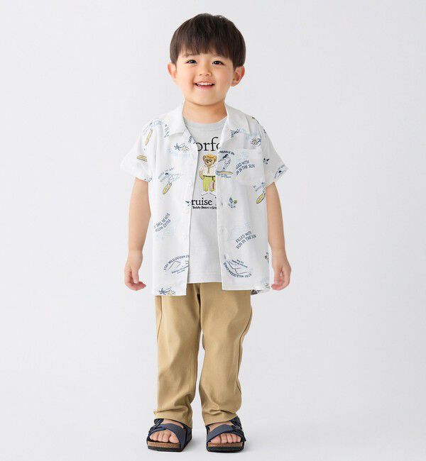 SHIPS Colors 「SHIPS Colors:〈洗濯機可能〉80～130cm / レーヨン プリント シャツ」|シャツ・ブラウス|