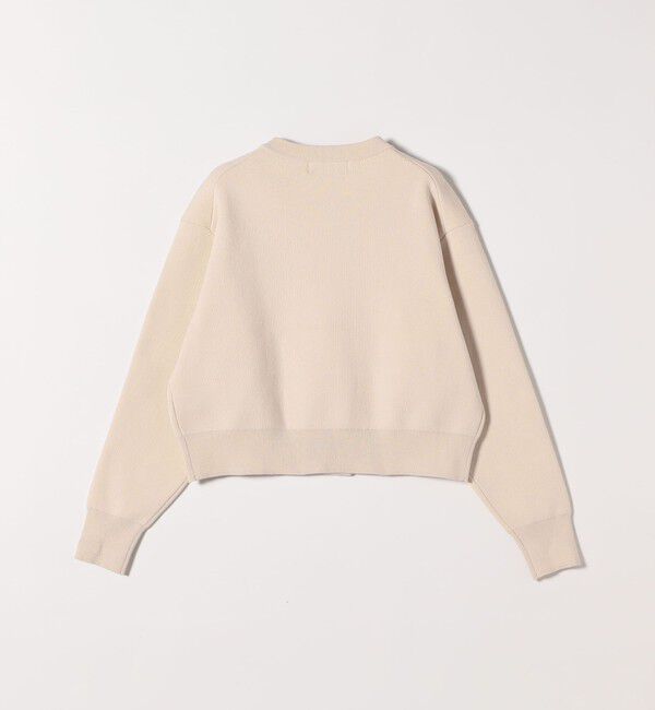 quaranciel「《一部追加予約》quaranciel:〈手洗い可能〉ノーカラー ダブル ボタン ジャケット カーディガン」|カーディガン|