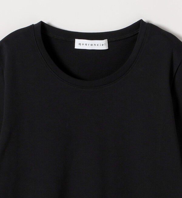 quaranciel「quaranciel:〈接触冷感/汗染み防止加工/洗濯機可能〉ベーシック コンパクト TEE」|Tシャツ・カットソー|