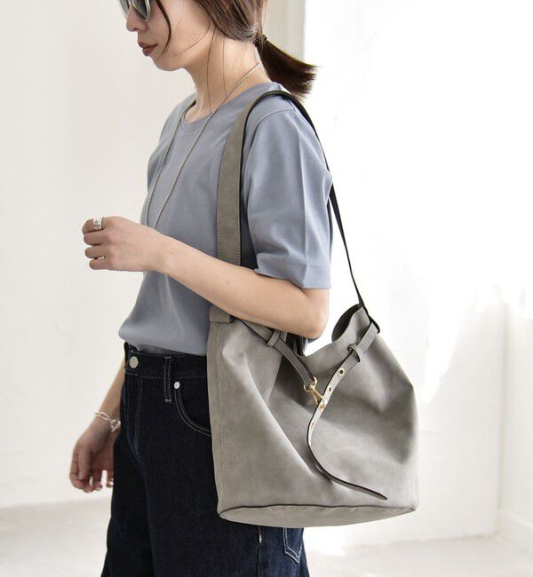 quaranciel「quaranciel:〈接触冷感/汗染み防止加工/洗濯機可能〉ベーシック コンパクト TEE」|Tシャツ・カットソー|
