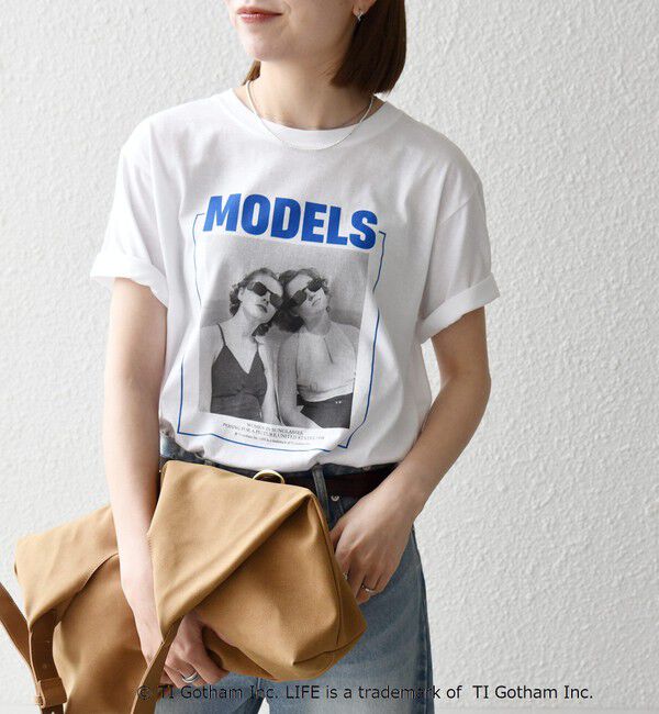 SHIPS any「GOOD ROCK SPEED:〈洗濯機可能〉LPC ロゴ フォト プリント TEE」|Tシャツ・カットソー|