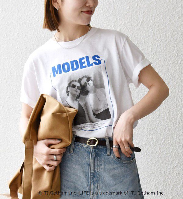 SHIPS any「GOOD ROCK SPEED:〈洗濯機可能〉LPC ロゴ フォト プリント TEE」|Tシャツ・カットソー|