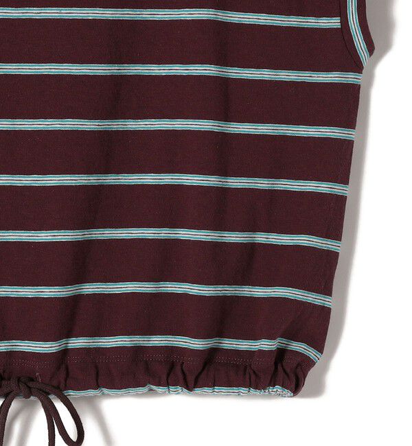 SHIPS for women「《予約》マルチ ボーダー 裾 ドロスト プルオーバー」|Tシャツ・カットソー|