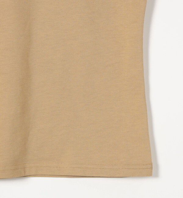 SHIPS any「《一部追加予約》SHIPS any:〈洗濯機可能〉ジャージー フレンチスリーブ レース TEE」|Tシャツ・カットソー|