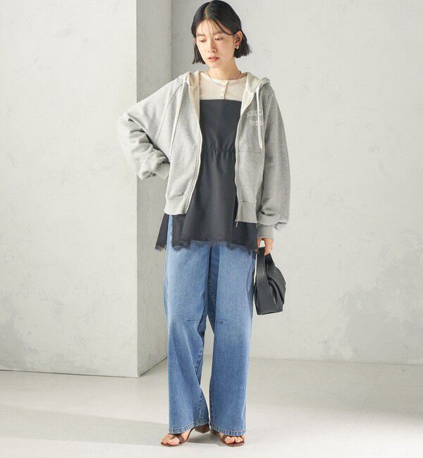 SHIPS for women「《予約》SHIPS NINE CASE:〈洗濯機可能〉RUSSELL 裏毛 HOODIE」|パーカー|