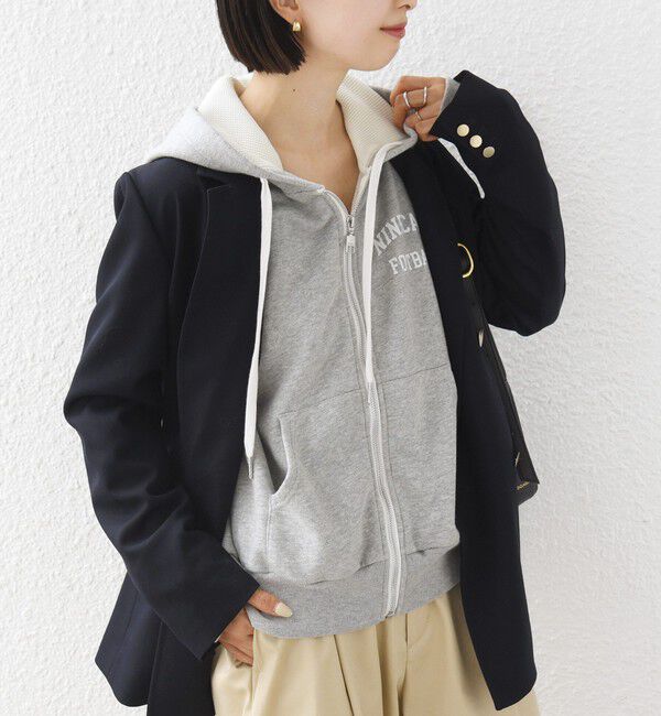 SHIPS for women「《予約》SHIPS NINE CASE:〈洗濯機可能〉RUSSELL 裏毛 HOODIE」|パーカー|
