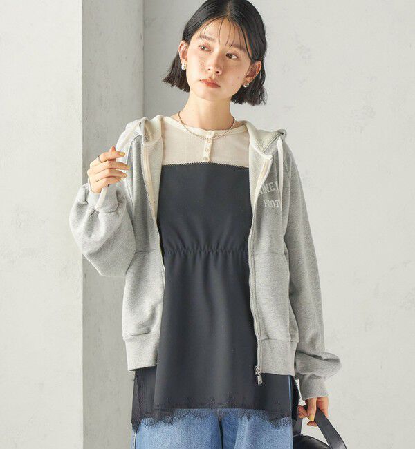 SHIPS for women「《予約》SHIPS NINE CASE:〈洗濯機可能〉RUSSELL 裏毛 HOODIE」|パーカー|