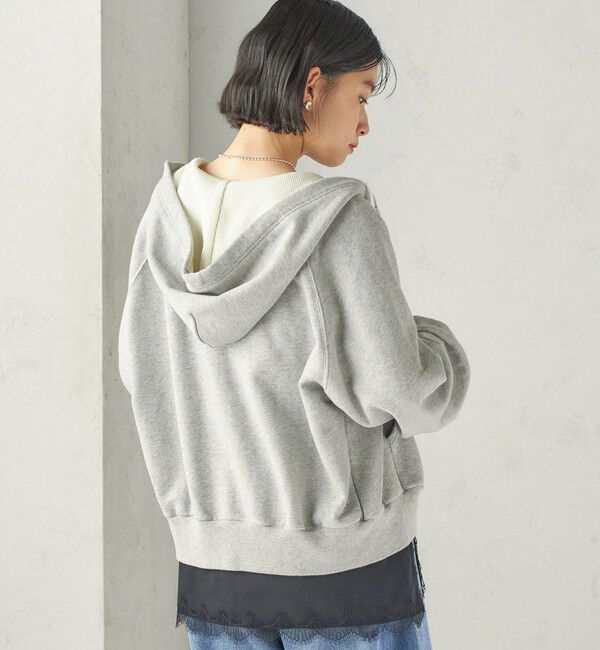 SHIPS for women「《予約》SHIPS NINE CASE:〈洗濯機可能〉RUSSELL 裏毛 HOODIE」|パーカー|