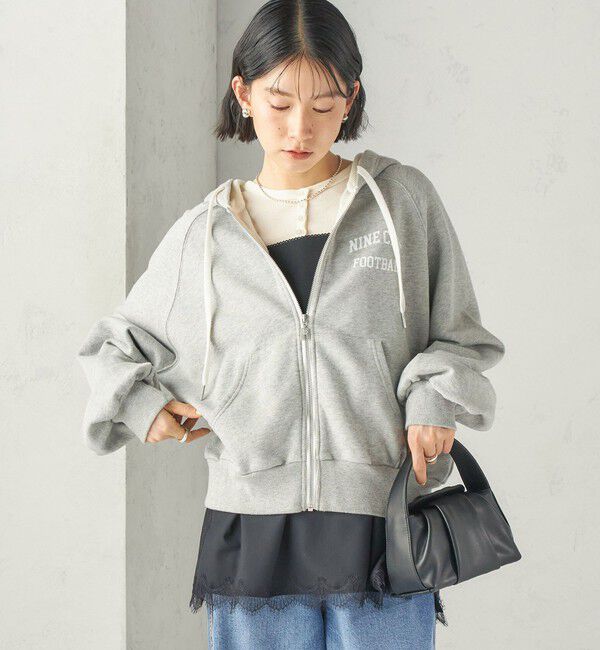 SHIPS for women「《予約》SHIPS NINE CASE:〈洗濯機可能〉RUSSELL 裏毛 HOODIE」|パーカー|