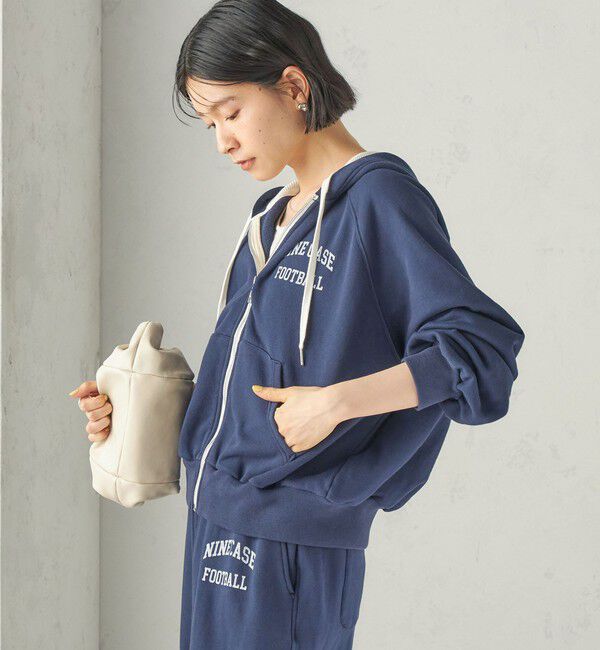 SHIPS for women「《予約》SHIPS NINE CASE:〈洗濯機可能〉RUSSELL 裏毛 HOODIE」|パーカー|