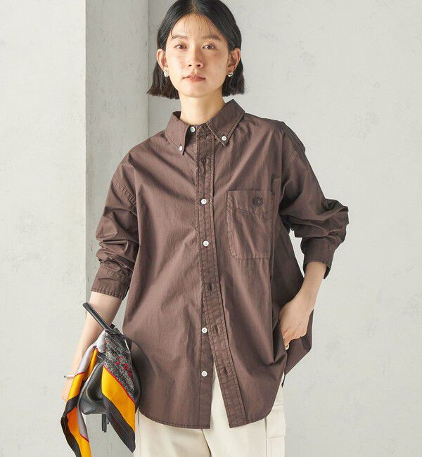 SHIPS for women「《予約》SHIPS NINE CASE:〈洗濯機可能〉製品染め シャツ」|シャツ・ブラウス|