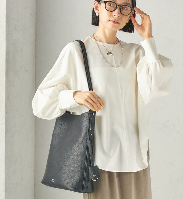 SHIPS for women「《予約》【WEB限定】George Cinq: BUKET BAG（M）」|トートバッグ|ブラック