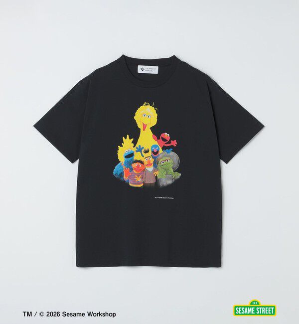 SHIPS「【City Ambient Products別注】: SESAME STREET Tシャツ」|Tシャツ・カットソー|チャコールグレー