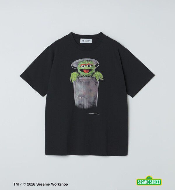 SHIPS「【City Ambient Products別注】: SESAME STREET Tシャツ」|Tシャツ・カットソー|ダークグレー