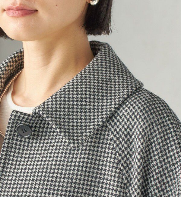 SHIPS for women「《予約》ウール メルトン ステンカラー テント コート」|ステンカラーコート|
