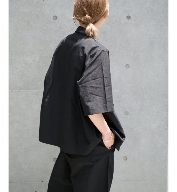 OUTDOOR PRODUCTS Usual Things「リネンブレンドオープンカラーシャツ セットアップ対応」|シャツ・ブラウス|
