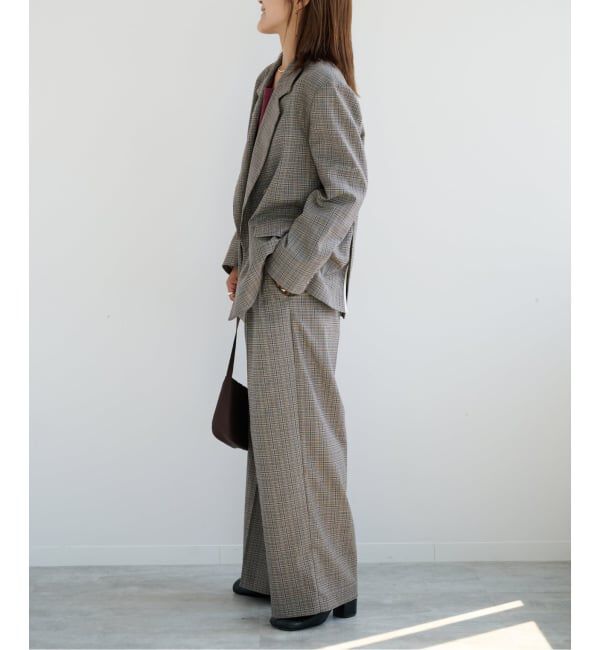 OUTDOOR PRODUCTS Usual Things「≪予約≫ORDINARY CHECK DOUBLE JACKETセットアップ対応」|テーラードジャケット|
