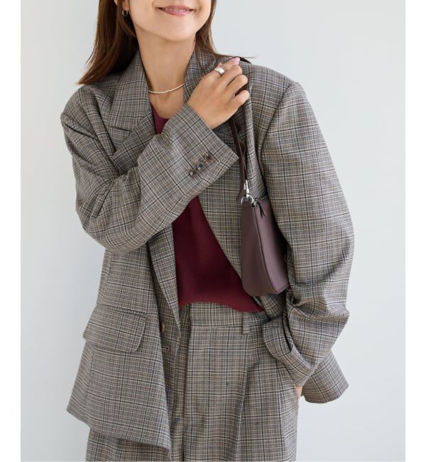 OUTDOOR PRODUCTS Usual Things「≪予約≫ORDINARY CHECK DOUBLE JACKETセットアップ対応」|テーラードジャケット|