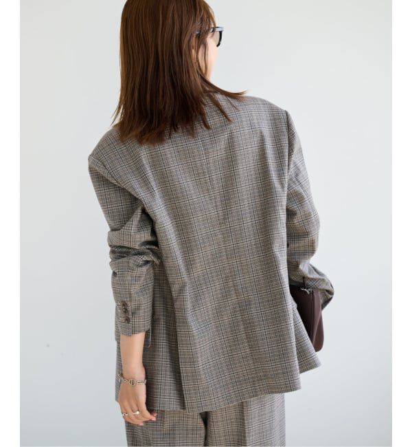 OUTDOOR PRODUCTS Usual Things「≪予約≫ORDINARY CHECK DOUBLE JACKETセットアップ対応」|テーラードジャケット|