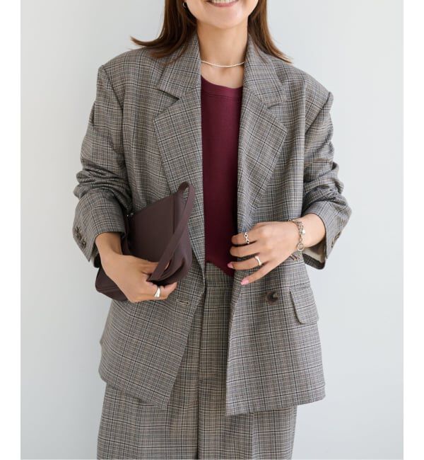 OUTDOOR PRODUCTS Usual Things「≪予約≫ORDINARY CHECK DOUBLE JACKETセットアップ対応」|テーラードジャケット|