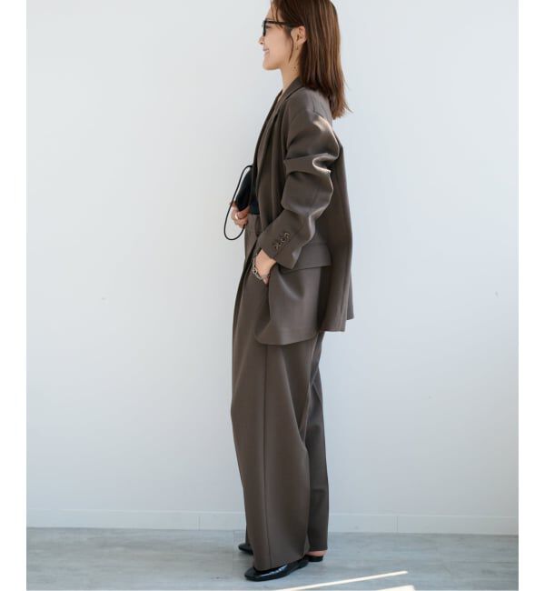 OUTDOOR PRODUCTS Usual Things「≪予約≫ORDINARY タックワイドスラックス セットアップ対応」|スラックス|