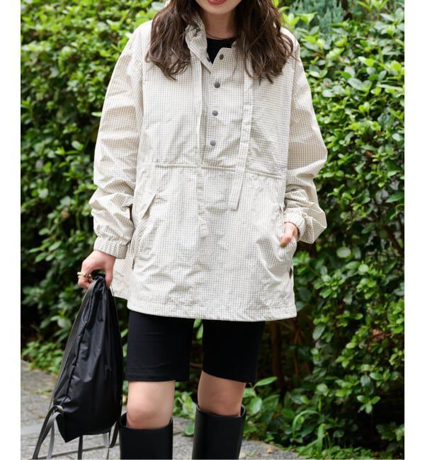 OUTDOOR PRODUCTS Usual Things「≪予約≫グラフチェックパッカブルアノラック」|その他|