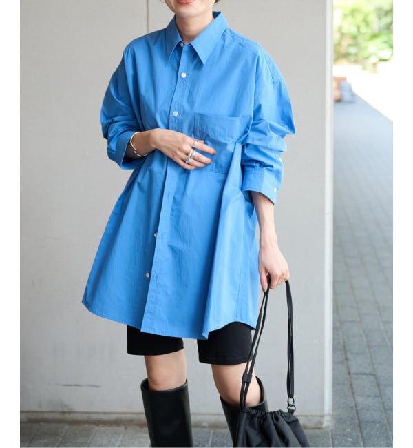OUTDOOR PRODUCTS Usual Things「≪予約≫LITTLE&DADアイコンシャツ(DAD)」|シャツ・ブラウス|サックスブルー