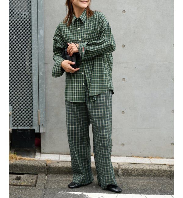 OUTDOOR PRODUCTS Usual Things「≪予約≫LITTLE&DAD チェックアイコンシャツ(LITTLE)」|シャツ・ブラウス|