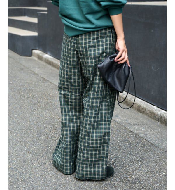 OUTDOOR PRODUCTS Usual Things「≪予約≫COTTON CHECK PAJAMA PT」|スラックス|