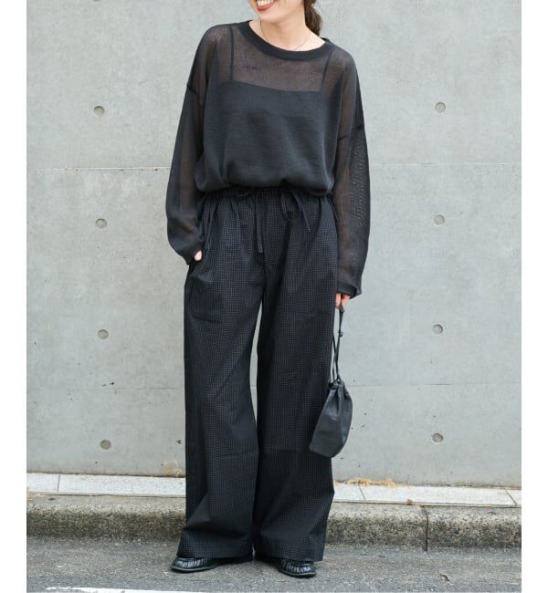 OUTDOOR PRODUCTS Usual Things「≪予約≫COTTON CHECK PAJAMA PT」|スラックス|
