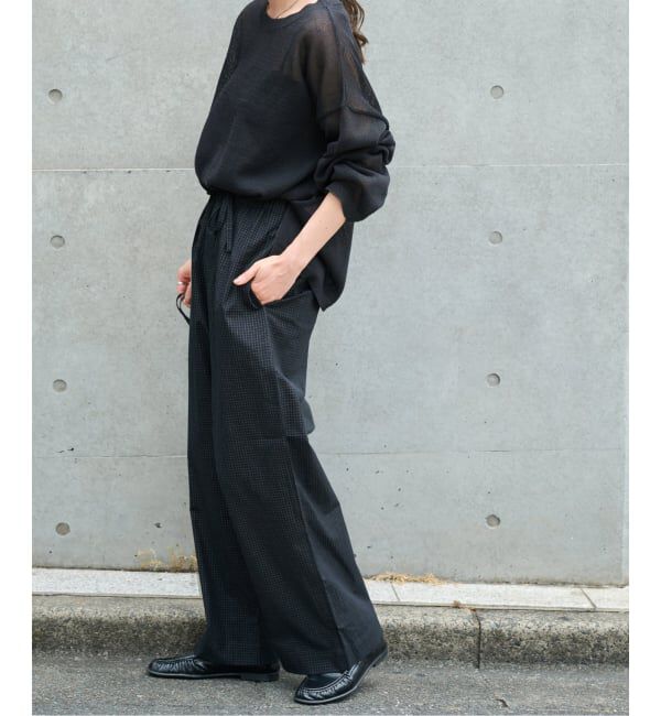 OUTDOOR PRODUCTS Usual Things「≪予約≫COTTON CHECK PAJAMA PT」|スラックス|