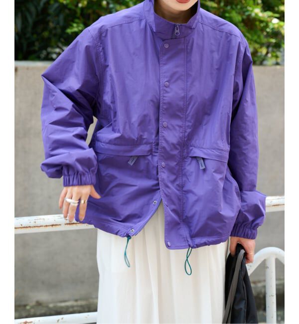 OUTDOOR PRODUCTS Usual Things「≪予約≫カラーブロックライトブルゾン」|ブルゾン・スタジャン|