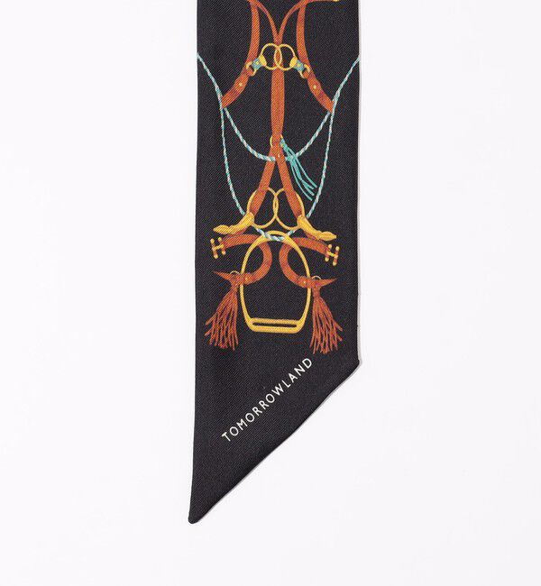 TOMORROWLAND GOODS「ATELIER TOMORROW TASSELシルク ボウタイスカーフ」|バンダナ・スカーフ|