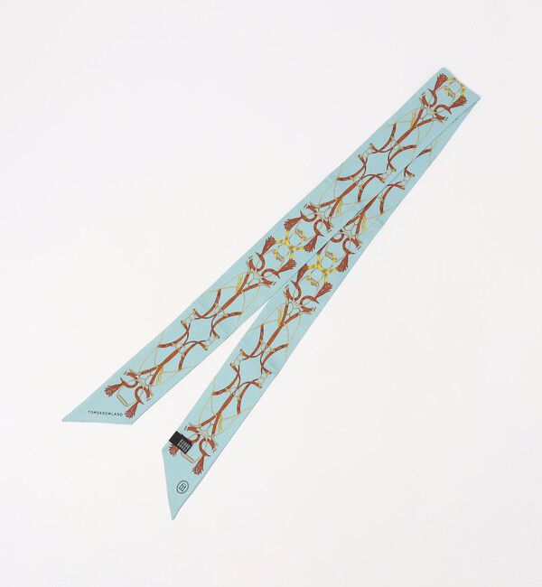 TOMORROWLAND GOODS「ATELIER TOMORROW TASSELシルク ボウタイスカーフ」|バンダナ・スカーフ|