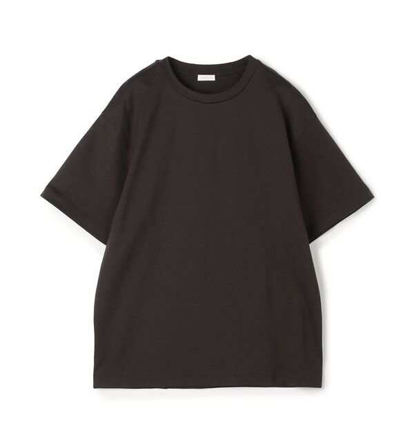 GALERIE VIE「ファインコットン ドロップショルダープルオーバー」|Tシャツ・カットソー|17 チャコールグレー