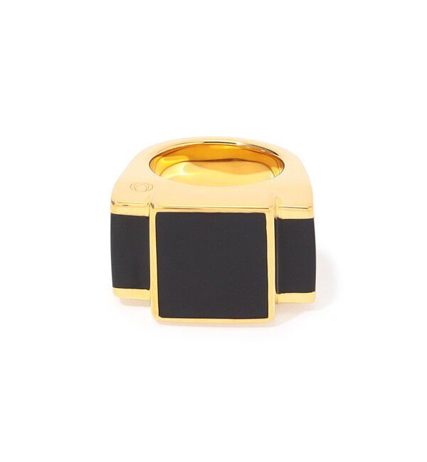 TOMORROWLAND GOODS「.the rose Bague One Gold Sculptural リング」|リング|19 ブラック