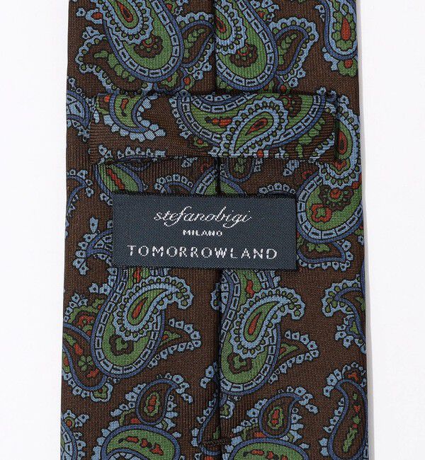 TOMORROWLAND GOODS「STEFANO BIGI シルクプリント ペイズリー柄ネクタイ」|ネクタイ・蝶ネクタイ|