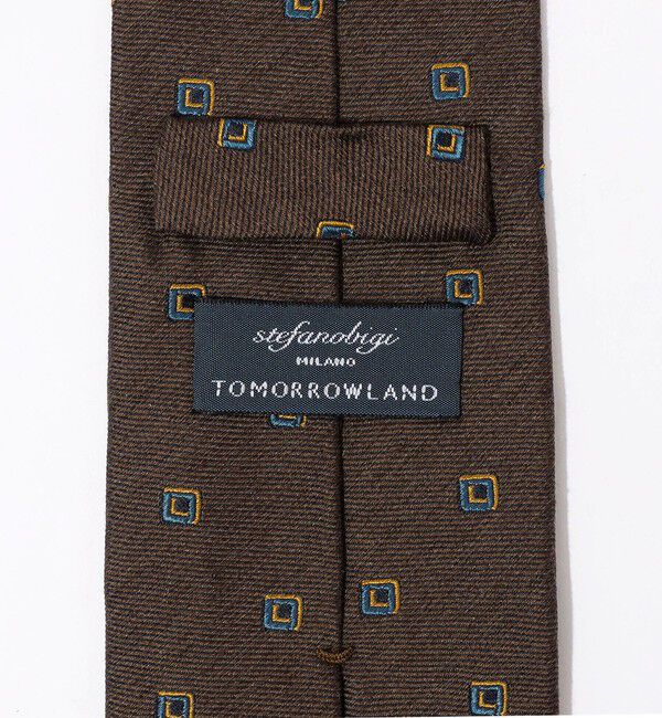 TOMORROWLAND GOODS「STEFANO BIGI シルクウールジャガード 小紋柄ネクタイ」|ネクタイ・蝶ネクタイ|