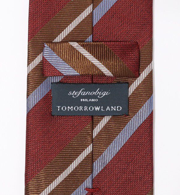 TOMORROWLAND GOODS「STEFANO BIGI シルクジャガード レジメンタルストライプネクタイ」|ネクタイ・蝶ネクタイ|