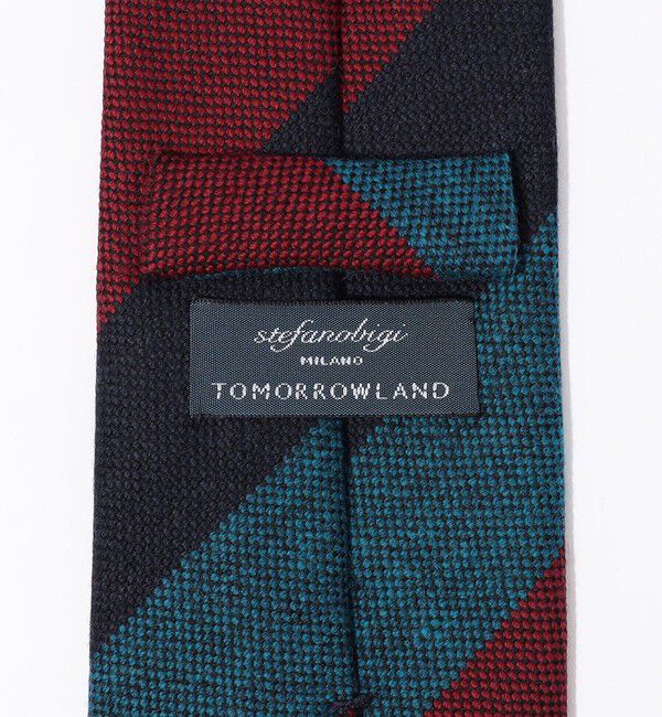 TOMORROWLAND GOODS「STEFANO BIGI ウール レジメンタルストライプネクタイ」|ネクタイ・蝶ネクタイ|