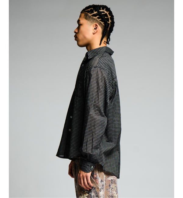JOINT WORKS「シアー チェック シャツ / SHEER CHECK SHIRTS」|シャツ・ブラウス|