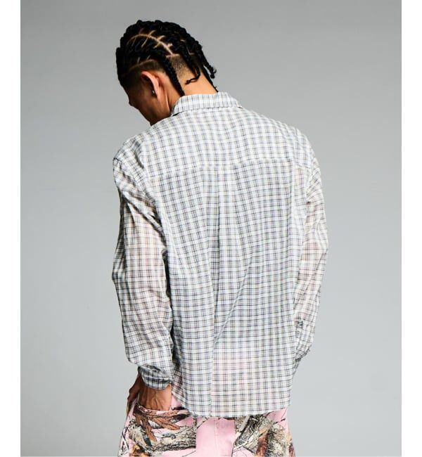 JOINT WORKS「シアー チェック シャツ / SHEER CHECK SHIRTS」|シャツ・ブラウス|