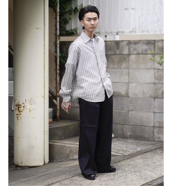 JOINT WORKS「シアー チェック シャツ / SHEER CHECK SHIRTS」|シャツ・ブラウス|