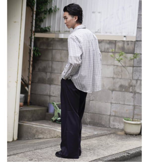 JOINT WORKS「シアー チェック シャツ / SHEER CHECK SHIRTS」|シャツ・ブラウス|