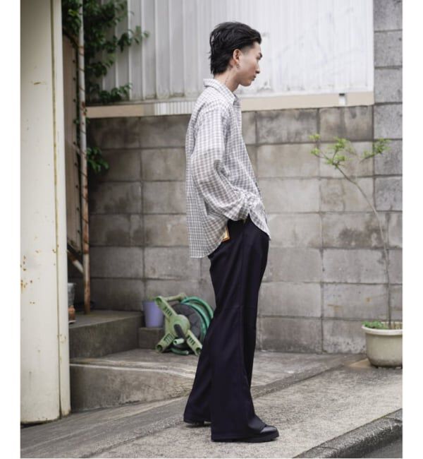 JOINT WORKS「シアー チェック シャツ / SHEER CHECK SHIRTS」|シャツ・ブラウス|