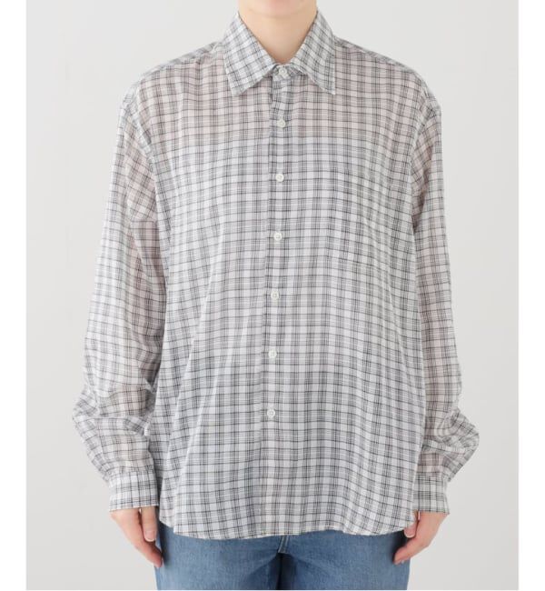 JOINT WORKS「シアー チェック シャツ / SHEER CHECK SHIRTS」|シャツ・ブラウス|