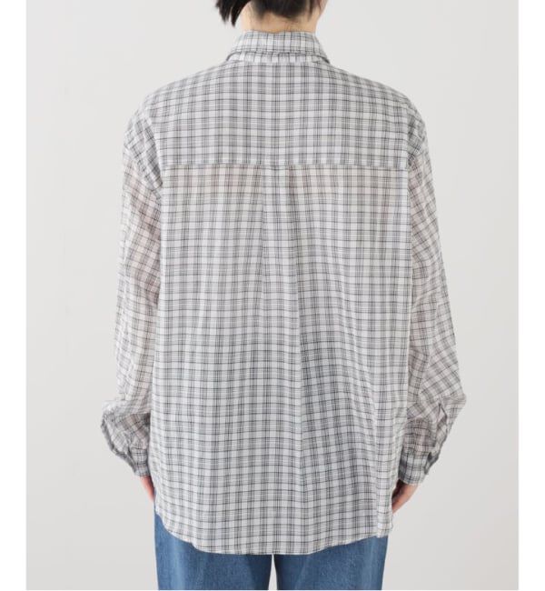 JOINT WORKS「シアー チェック シャツ / SHEER CHECK SHIRTS」|シャツ・ブラウス|
