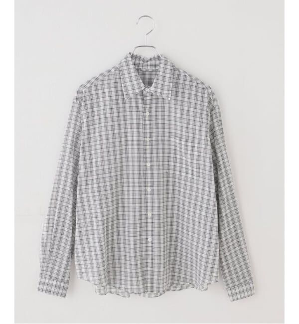 JOINT WORKS「シアー チェック シャツ / SHEER CHECK SHIRTS」|シャツ・ブラウス|