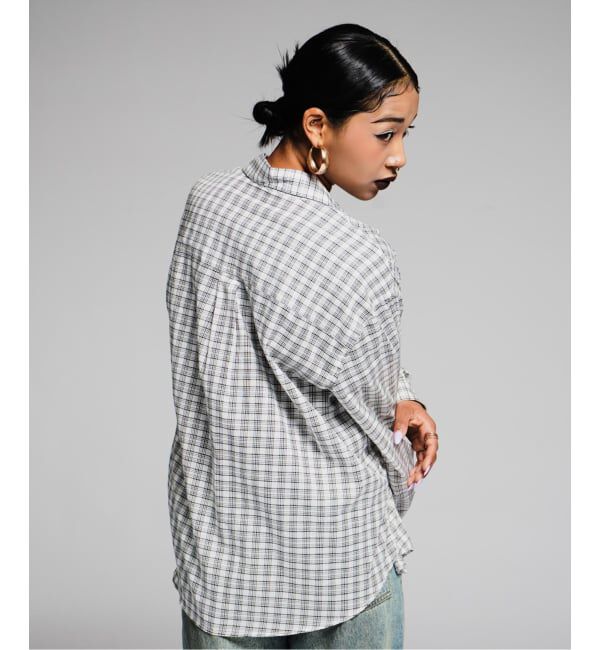 JOINT WORKS「シアー チェック シャツ / SHEER CHECK SHIRTS」|シャツ・ブラウス|